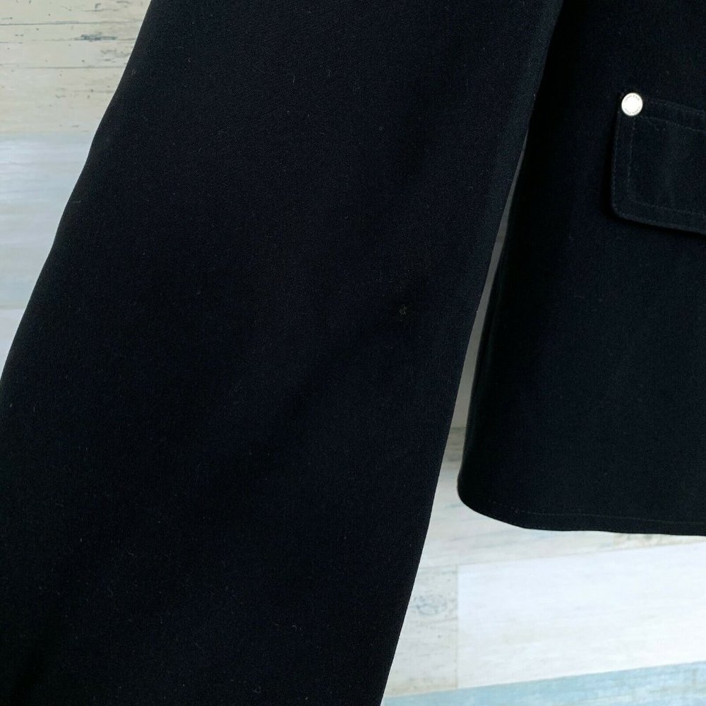 Calvin Klein Blazer Jacket Solid Black - image 5